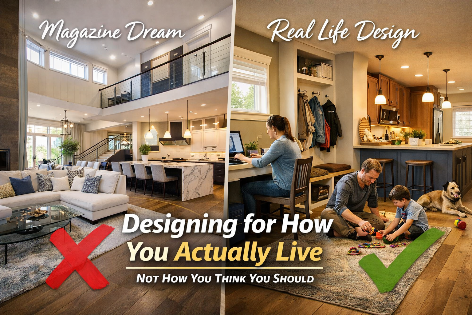 Designing for How You Actually Live — Not How You Think You Should