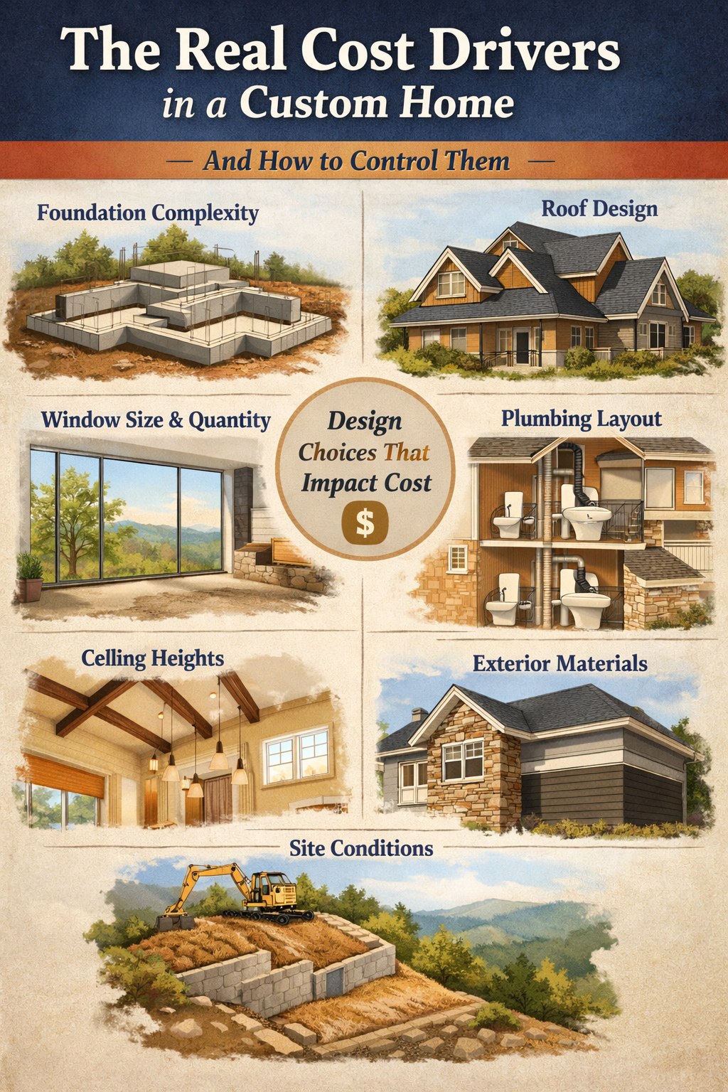 The Real Cost Drivers in a Custom Home (And How to Control Them)